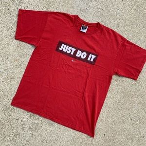 Vintage Nike Just Do It Spellout T Shirt